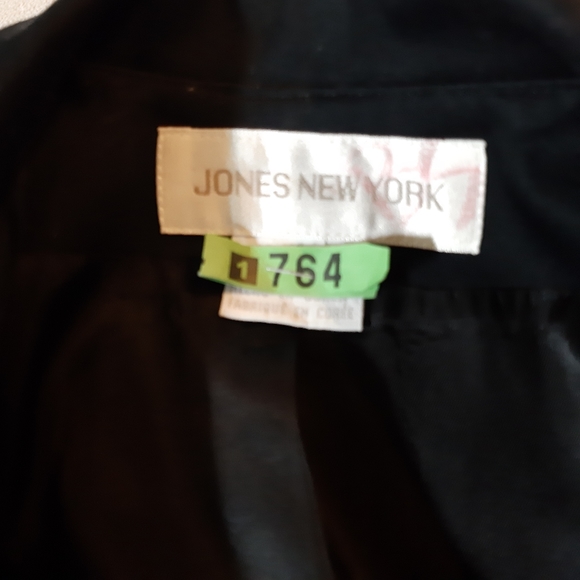 Jones of New York Zip up 3/4 Sleeve Blazer Jacket - Picture 4 of 5